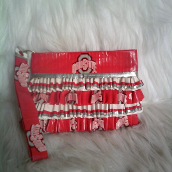 Ohio State Skirted Tiered Wristlet - Picture 2 of 3